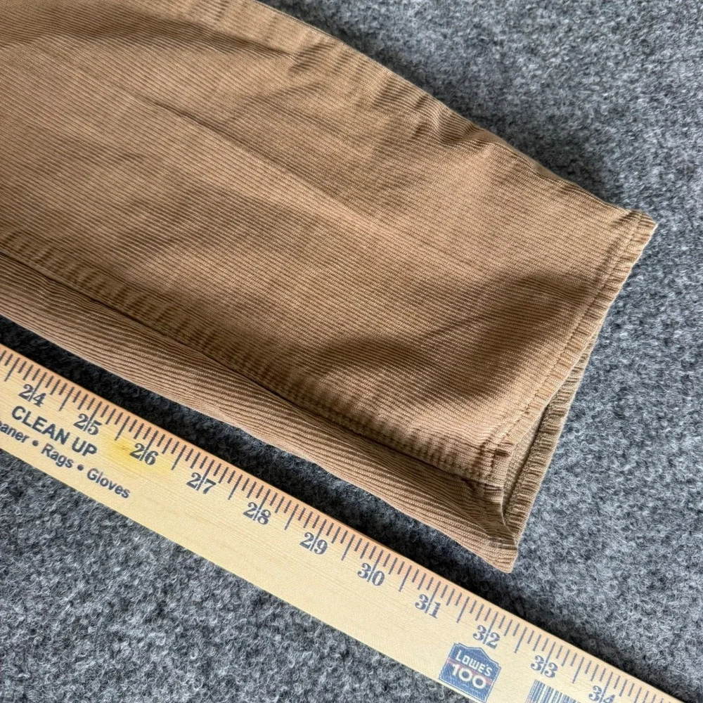 J Crew Corduroy Pants Mens 29x32 (30x32) Tan Straight Fit Casual Office Everyday